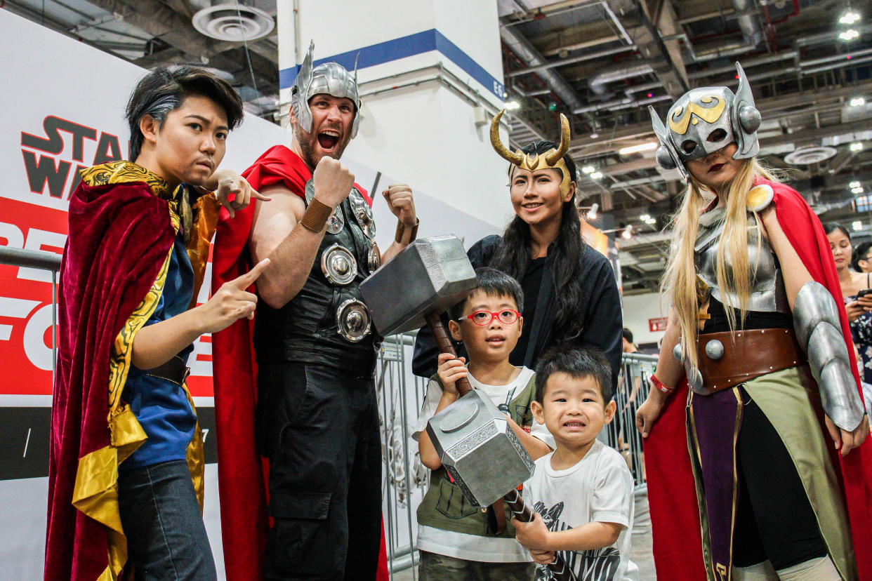 Visitors at Singapore Toy, Game & Comic Convention (STGCC) 2017. (PHOTO: Singapore Toy, Game & Comic Convention)