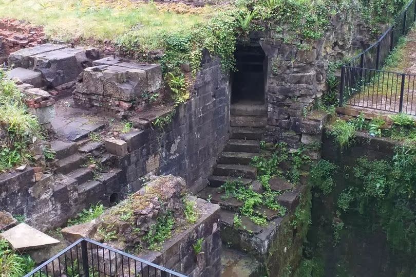 The remains of Mellor Mill in Marple