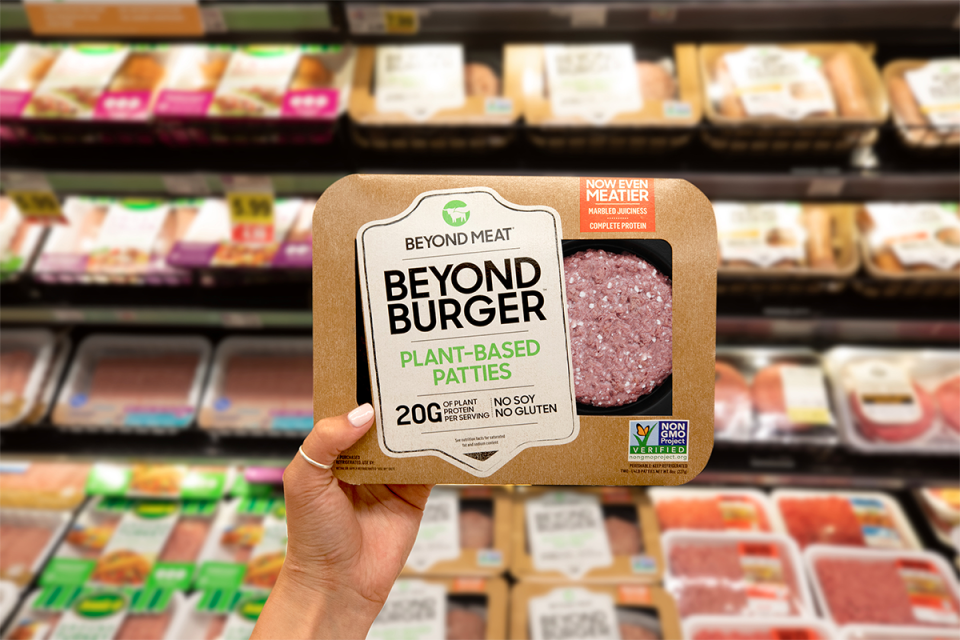 Beyond Burger packaging.