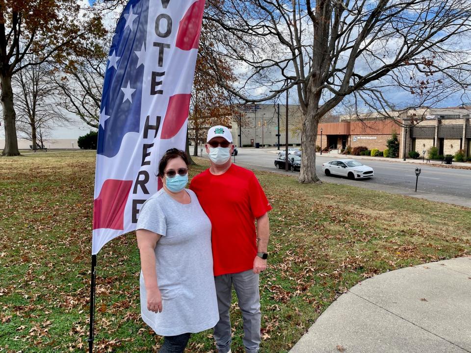 Huntington, West Virginia residents Pam and Ted Keesee are among those voting in the November mid-term elections.