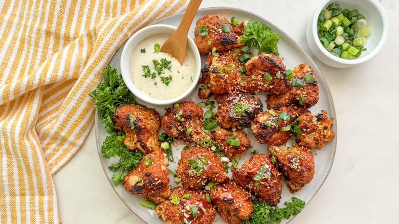 plate of cauliflower