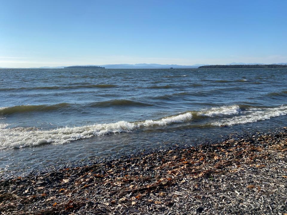Lake Champlain viewed from South Hero on Nov. 21, 2021.