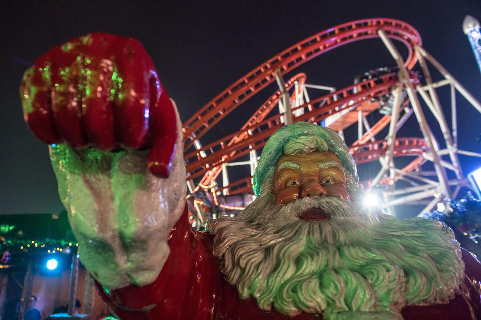 Father Christmas in London, England