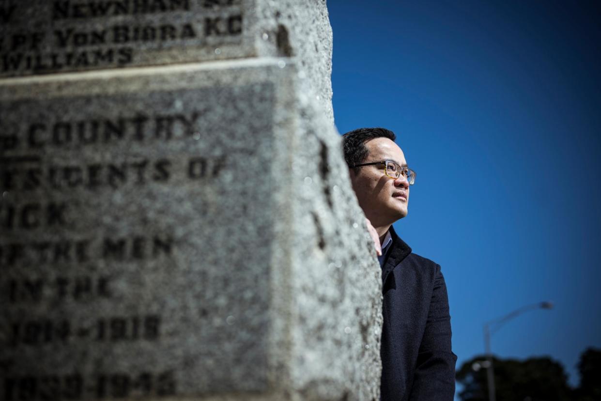 <span>‘This racial diversity has become a lost history,’ says Dr Ernest Koh, who is researching the little-known stories of Asian men and their families who were deported from Australia post-WWII.</span><span>Photograph: Chis Hopkins/The Guardian</span>