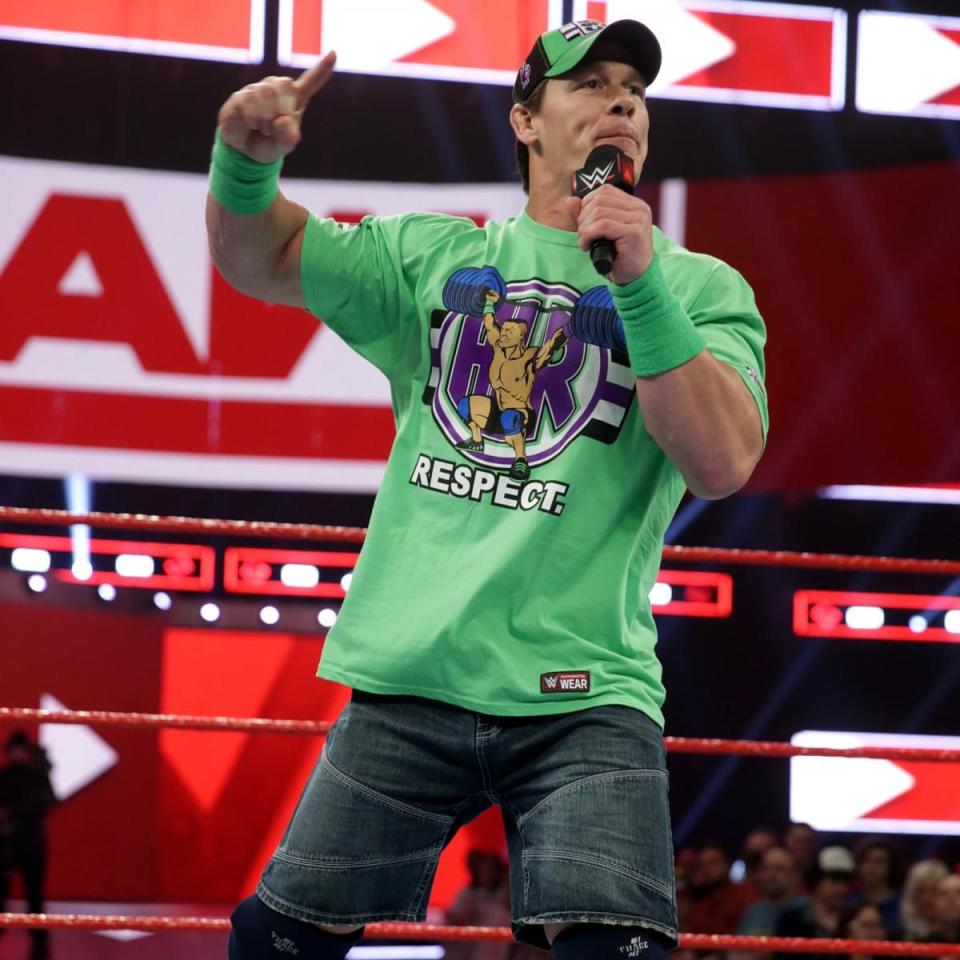 john cena on wwe monday night raw