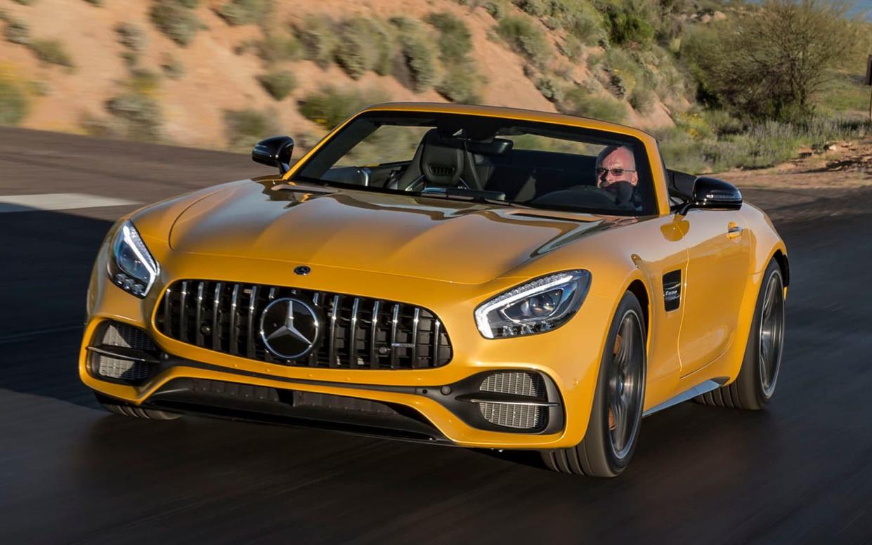 Mercedes-AMG GT C Roadster - Arizona March 2017 - Mercedes-Benz Cars press photo, do not use for advertising purposes