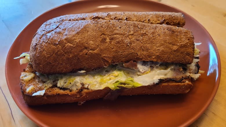 Black and Bleu potbelly sandwich