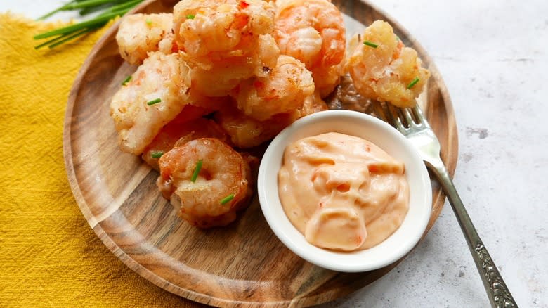 shrimp with bang bang sauce