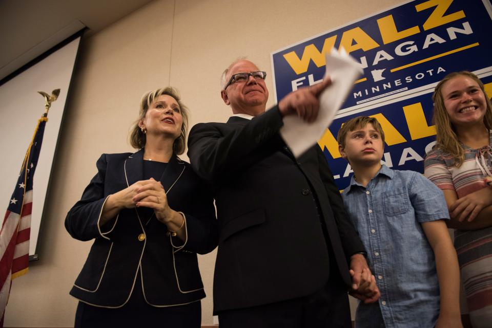 Tim Walz career timeline From English teacher to Kamala Harris' vice