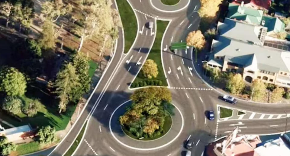 Britannia roundabout  in Adelaide. 