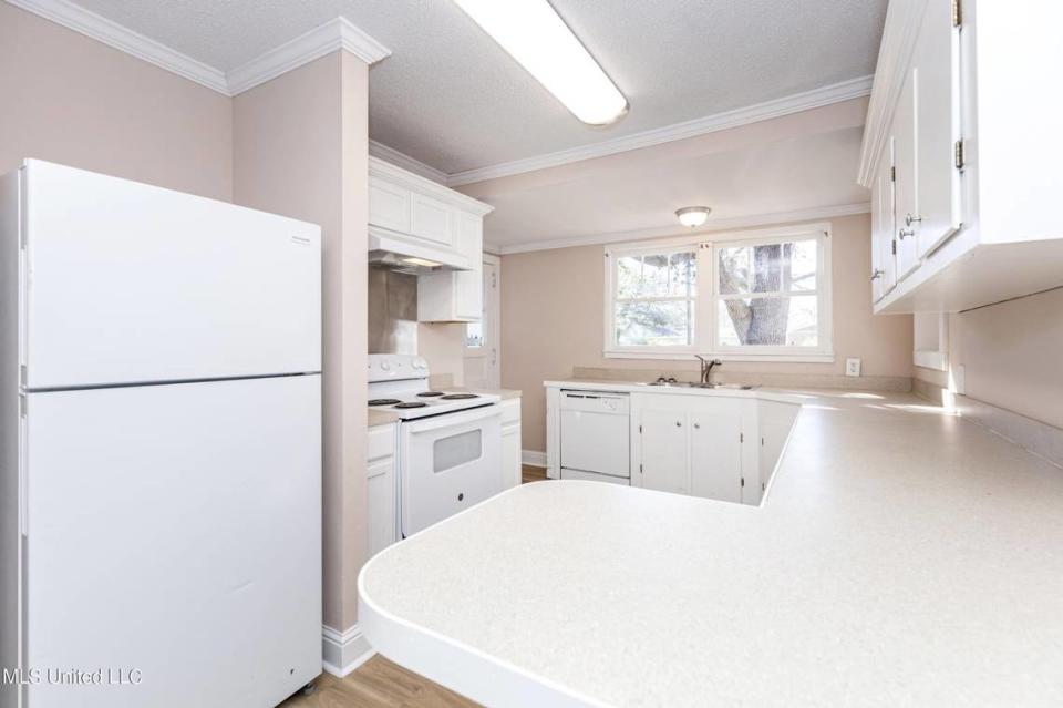 The kitchen of this Convent Avenue home comes with all appliances. The home was built in 1940 and is 1,452 square feet.