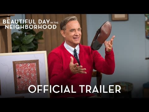 <p><strong>Who's in it... </strong>Tom Hanks, Susan Kelechi Watson, Matthew Rhys.</p><p><strong>What's it about... </strong>Based on a true story, this films follows the friendship that blossomed between children's TV presenter Fred Rogers and journalist Lloyd Vogel, in which Vogel overcomes his cynical outlook through time spent with kind and empathetic Rogers.</p><p><strong>Perfect if... </strong>You want to believe in the goodness of people... and have a little cry.</p><p><a href="https://www.youtube.com/watch?v=-VLEPhfEN2M" rel="nofollow noopener" target="_blank" data-ylk="slk:See the original post on Youtube;elm:context_link;itc:0;sec:content-canvas" class="link ">See the original post on Youtube</a></p>