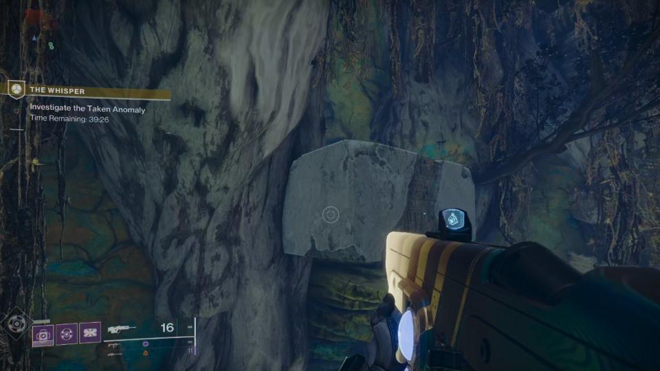 The entrance to The Whisper mission.