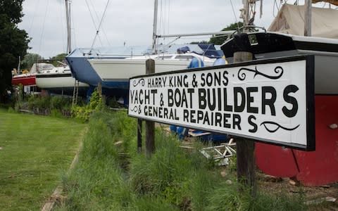 boat building - Credit: Tony Buckingham