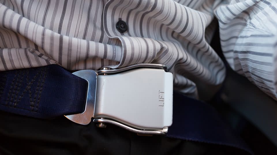 The new seatbelts mean passengers with a waist that exceeds 142cm would not be able to fly business class in its new Dreamliners. Source: Getty