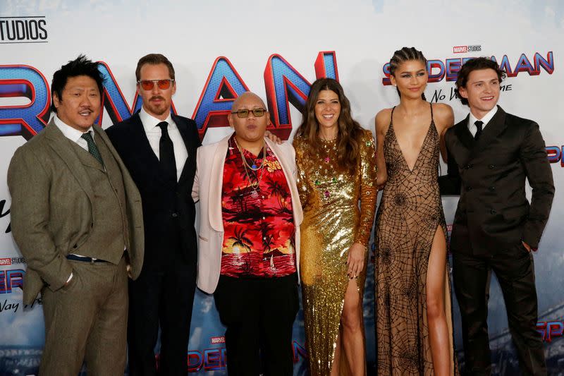 FILE PHOTO: Premiere for the film "Spider-Man: No Way Home" in Los Angeles