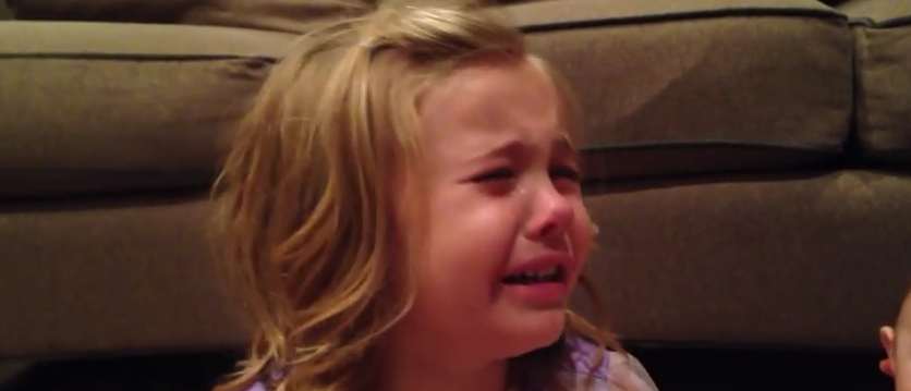 Little Girl Wails When She Learns Her Baby Brother Will Grow Up [VIDEO]