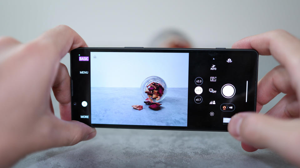 A photo of the Sony Xperia 5 V smartphone