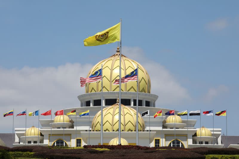 A general view of Malaysia's National Palace in Kuala Lumpur