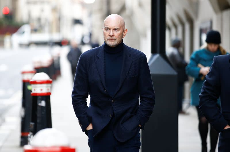 Former Barclays banker Roger Jenkins leaves the Old Bailey Central Criminal Court in London