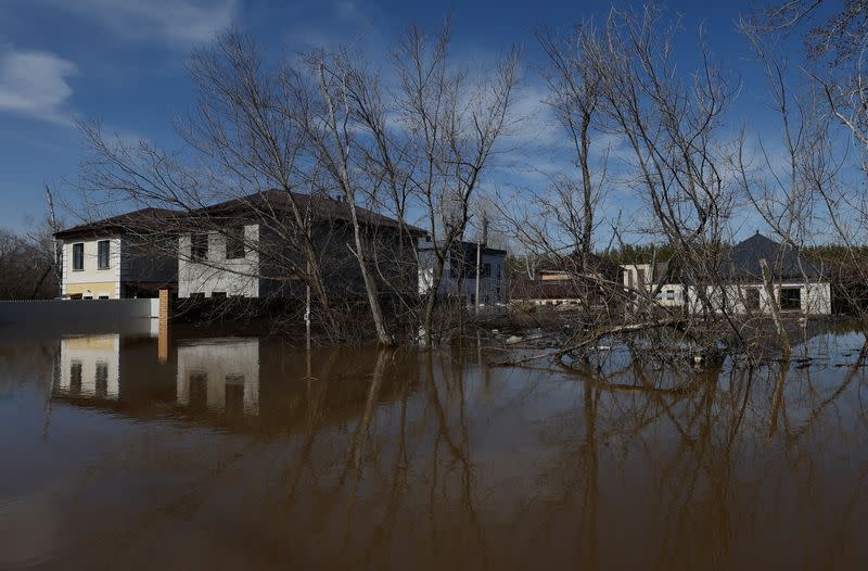 Flooding in Orenburg region