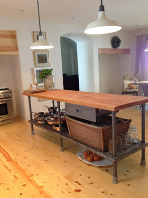 Shana's Butcher Block Kitchen Island