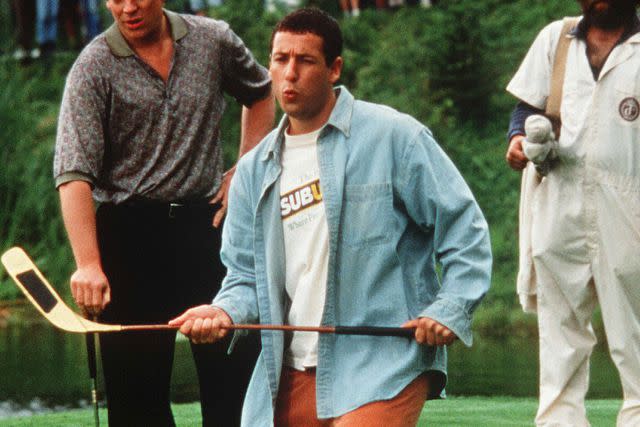 <p>Universal/Kobal/Shutterstock</p> Adam Sandler in 1996's Happy Gilmore