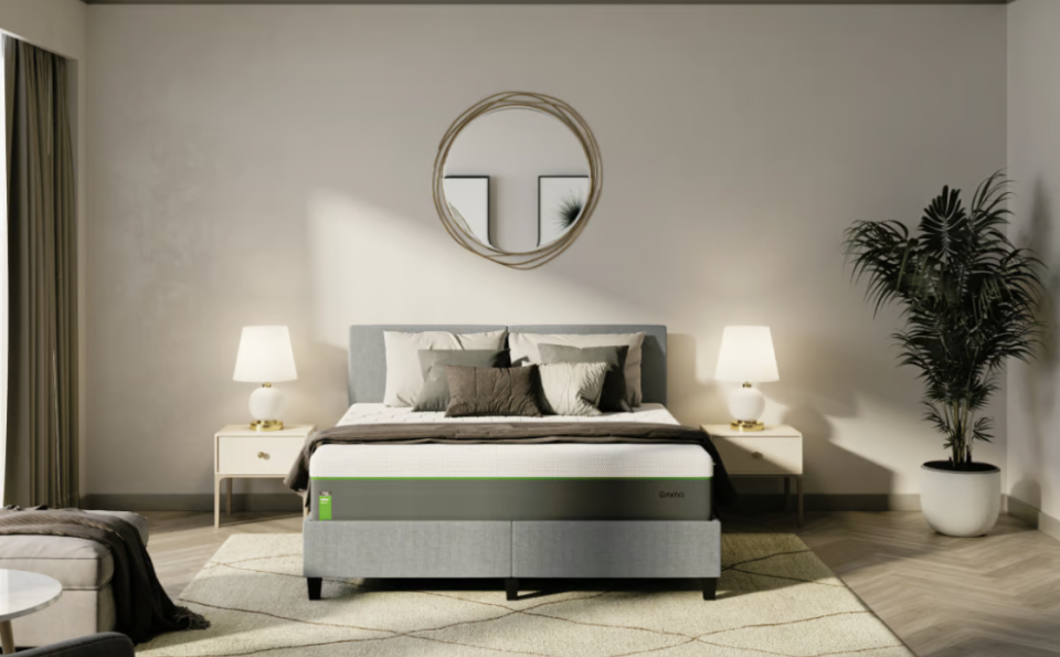 Emma Diamond Hybrid Mattress in a modern bedroom