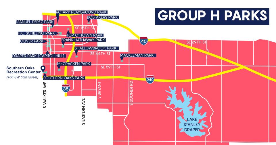 An "open house" MAPS 4 session for various southeast and southwest Oklahoma City parks is planned Saturday morning at the Southern Oaks Recreation Center.