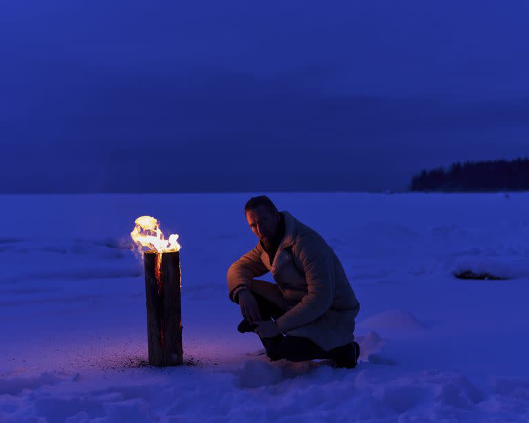 Tuomas Rounakari, compositor y violinista, en Kokkola, Finlandia, el 21 de febrero de 2023.