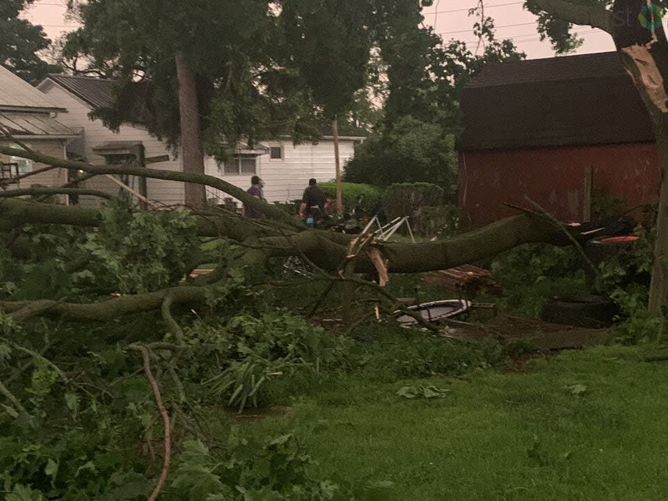 Daños climáticos en Greenville