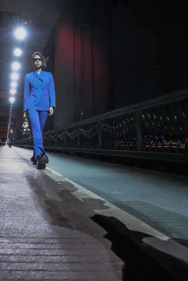 Louis Vuitton creates a striking moment on Jamsugyo bridge with