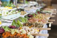 <p>The golden rule still applies at weddings: Treat others the way you want to be treated. "Be nice to everyone," says Berman and Bernard. "It will be embarrassing if you cut in front of the groom’s grandmother in the buffet line — and then find out she told other family members." Yikes.</p>