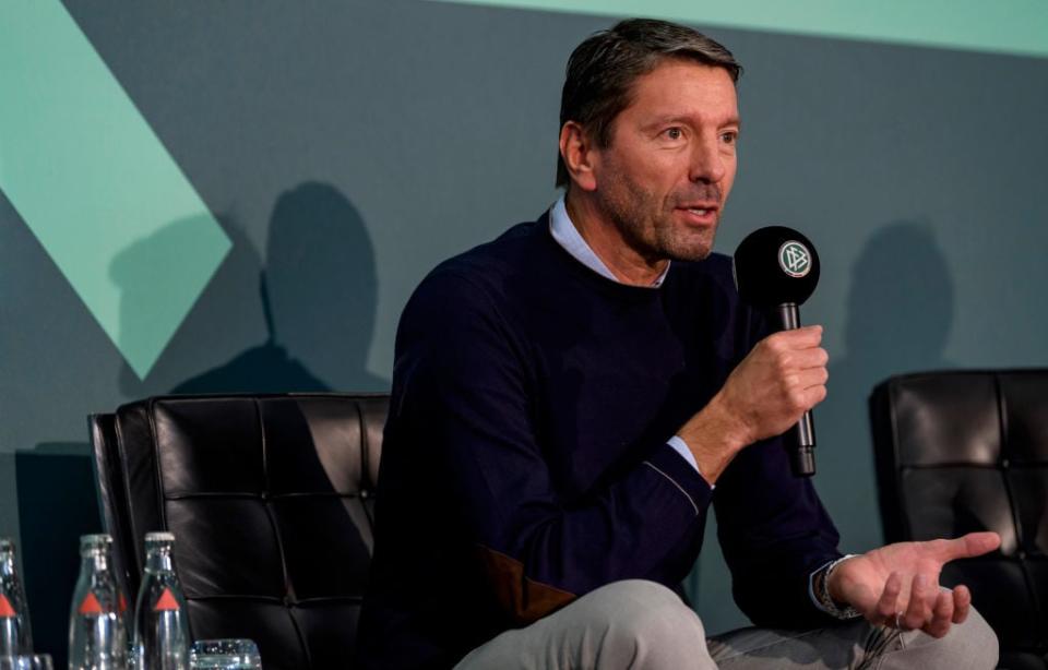 Der ehemalige Adidas-Chef Kasper Rorsted. - Copyright: Alexander Scheuber/Getty Images For DFB