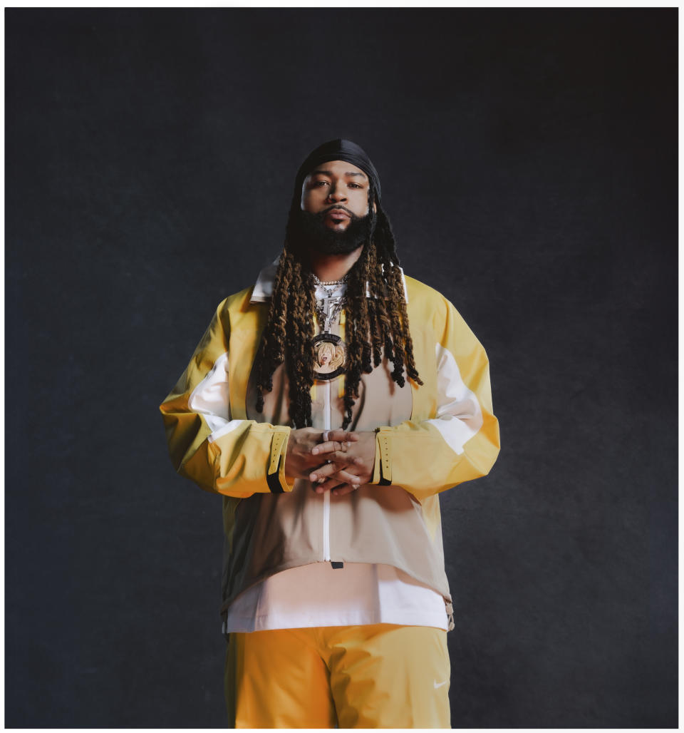 PartyNextDoor wearing orange