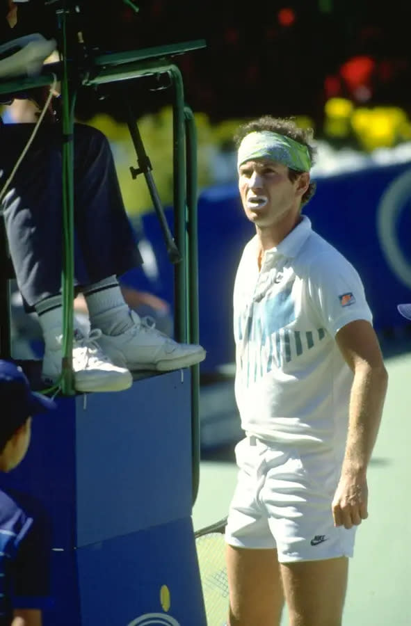 Altersmilde wurde er auch nicht: Noch im Jahr 1990 handelte er sich bei den Australian Open sogar eine Disqualifikation ein, als er den Schiedsrichter übel beschimpfte. Später ironisierte er sein Image mit Gastauftritten in diversen Hollywood-Filmen, unter anderem in "Die Wutprobe"