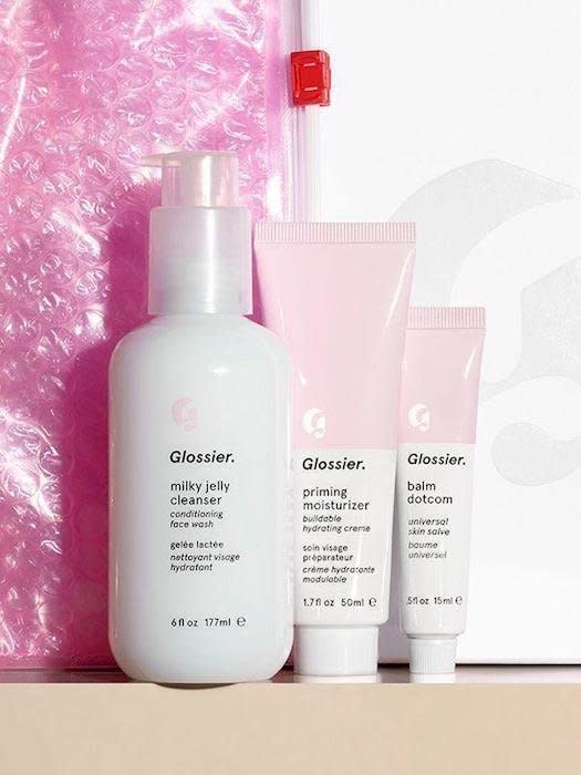 Since 2014, <a href="https://www.glossier.com/" target="_blank">Glossier</a> has become a go-to brand for&nbsp;the skin care and beauty obsessives out there. Founded by Emily Weiss, Glossier is&nbsp;known for its "skin first, makeup second"&nbsp;ethos and its approachable, affordable product offerings. Some of our favorites include <a href="https://www.glossier.com/products/milky-jelly-cleanser" target="_blank">Milky Jelly Cleanser</a>, <a href="https://www.glossier.com/products/balm-dotcom" target="_blank">Balm Dotcom</a>&nbsp;skin salve&nbsp;and <a href="https://www.glossier.com/products/cloud-paint" target="_blank">Cloud Paint</a> cheek color.