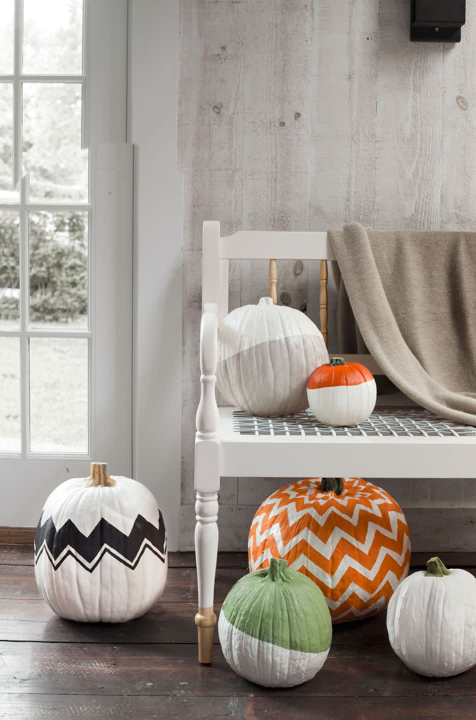 Painted Patterned Pumpkins