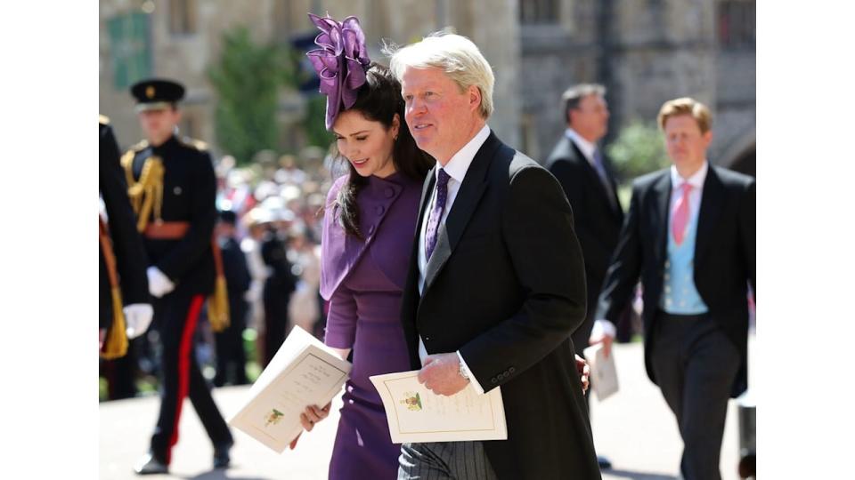 Charles and Karen attending Prince Harry's wedding