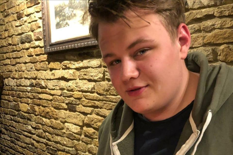 Teenage motorcyclist Harry Dunn was killed in a collision outside an RAF base in Northamptonshire (PA)