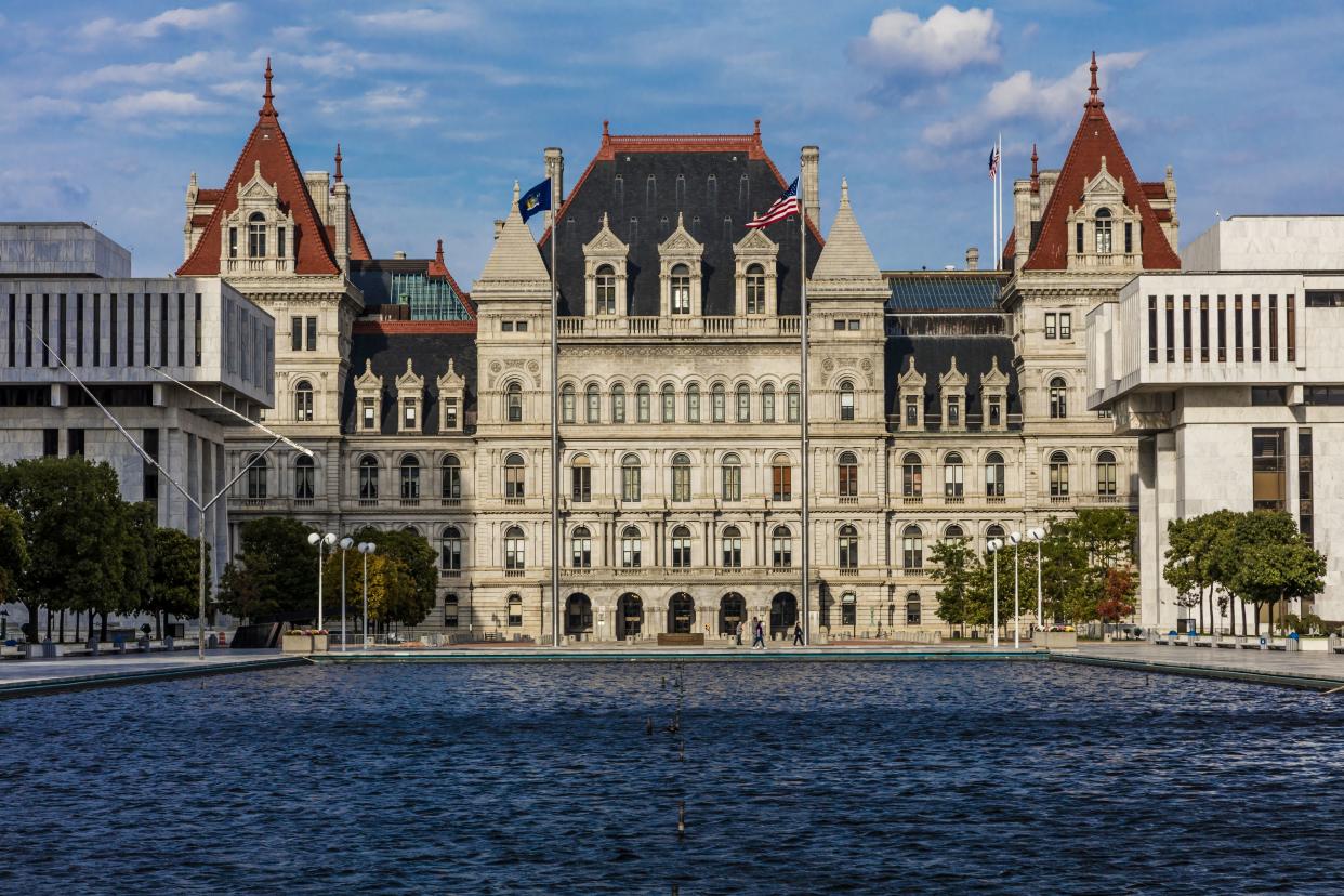 The New York State Capitol in Albany. Democrat Christine Pellegrino defeated Republican Thomas Gargiulo&nbsp;in a special election in a district won by President Donald Trump. (Photo: Visions of America via Getty Images)