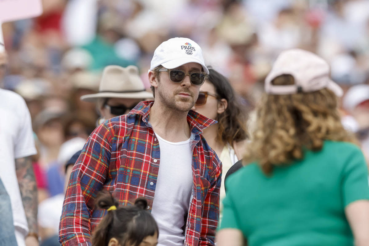 Ryan Gosling and his daughter, Amada, at the 2024 Paris Olympics.<p>IMAGO/Stefan Lafrentz</p>