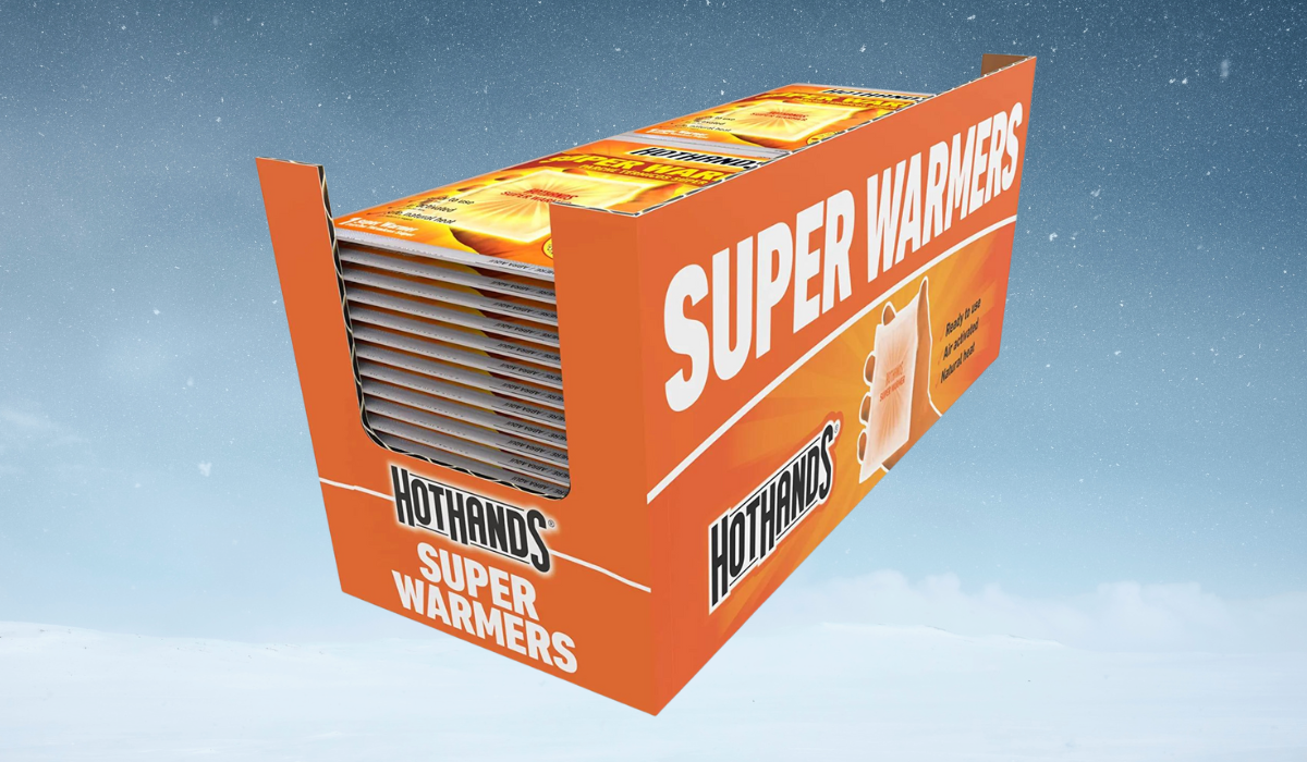 box of HotHands Super Warmers