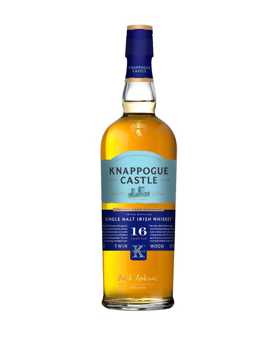 <p><a href="https://go.redirectingat.com?id=74968X1596630&url=https%3A%2F%2Fwww.reservebar.com%2Fproducts%2Fknappogue-castle-single-malt-16-year-old&sref=https%3A%2F%2Fwww.redbookmag.com%2Ffood-recipes%2Fentertaining%2Fg46670996%2Fbest-irish-whiskey%2F" rel="nofollow noopener" target="_blank" data-ylk="slk:Shop Now;elm:context_link;itc:0;sec:content-canvas" class="link ">Shop Now</a></p><p>Knappogue Castle Single Malt 16 Year</p><p>reservebar.com</p><p>$105.00</p>