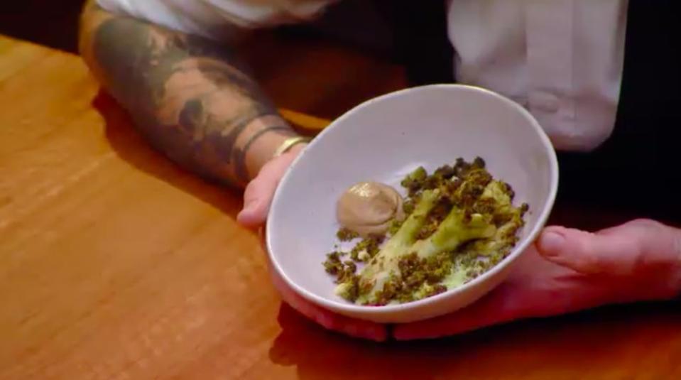 The Broccoli wasn't a hit with the judges. Photo: Channel 10