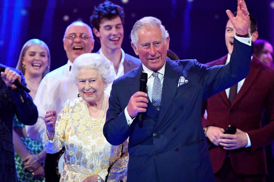 King Charles attended last year’s Jubilee concert for his late mother, but will now be treated to his own event  (Andrew Parsons / Sunday Times / PA)