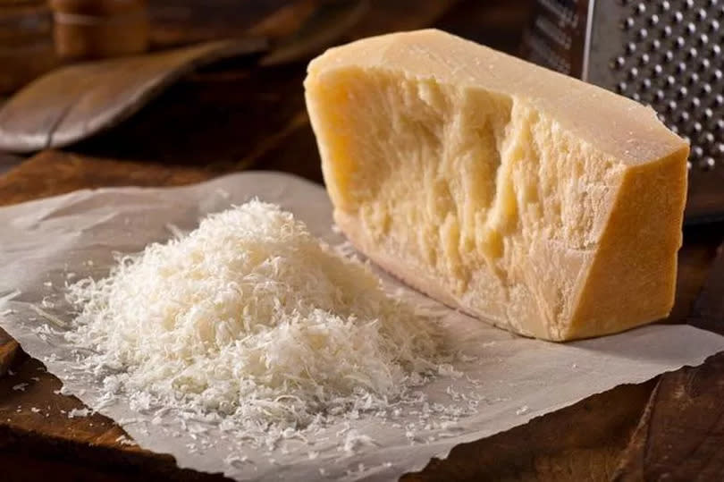 Some Parmesan cheese