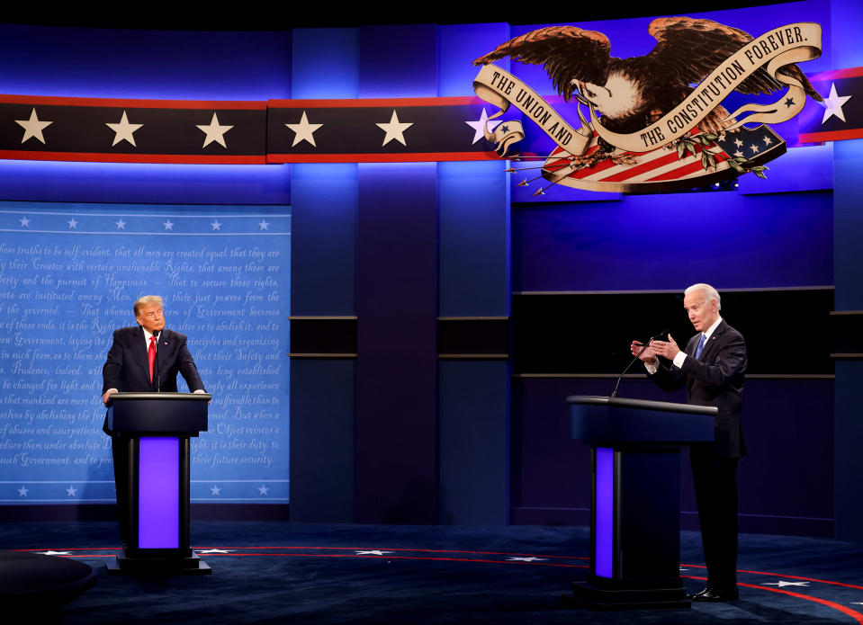 Image: Donald Trump and Joe Biden  (Jonathan Ernst / Reuters)