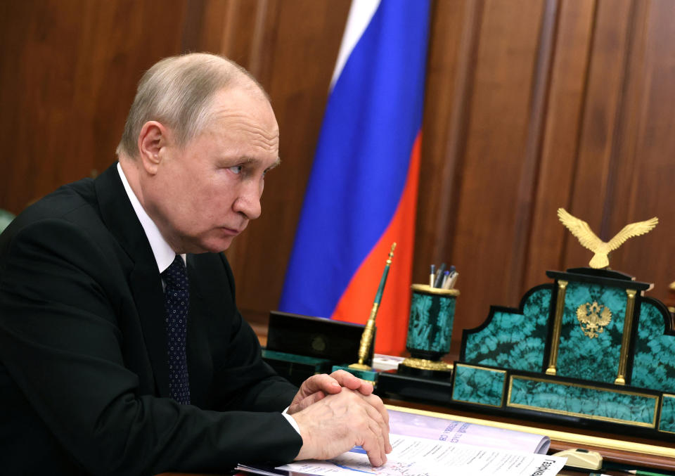 Kremlchef Putin nimmt nicht am Brics-Gipfel in Südafrika teil. (Bild: Reuters)