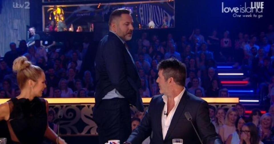 Britain's Got Talent judge David Walliams flashed his flesh for a second time this series (Photo: ITV)